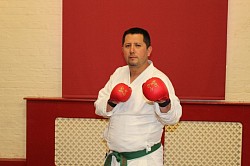 Karate student
